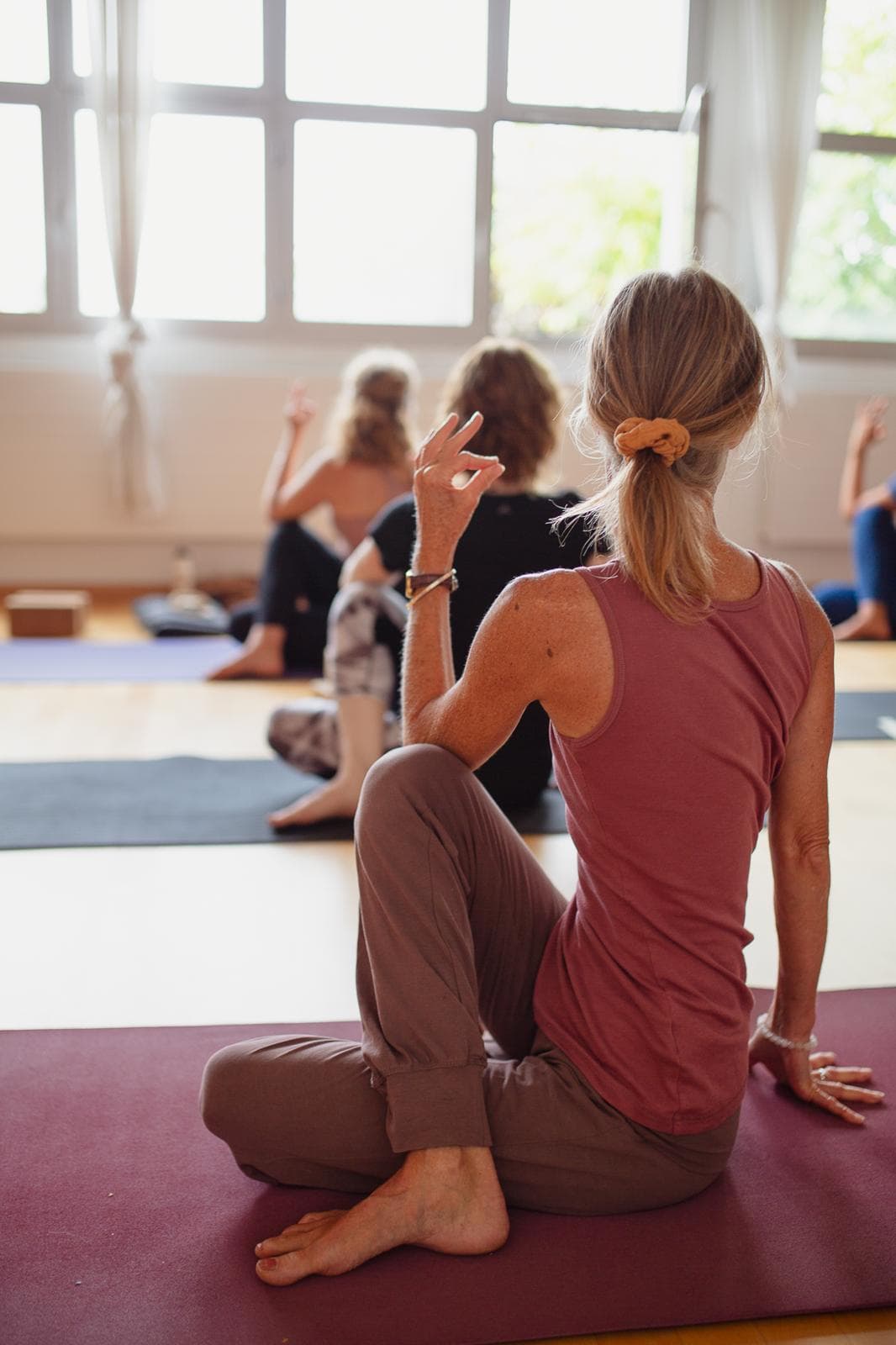 Cours de yoga au Pâquier